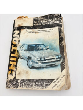 Chilton Repair Manual - 1979-1988 Ford Mustang/Mercury Capri - 26604